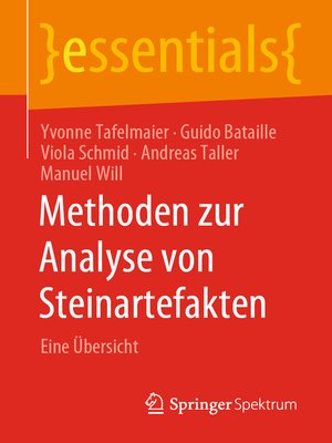 cover image of Methoden zur Analyse von Steinartefakten